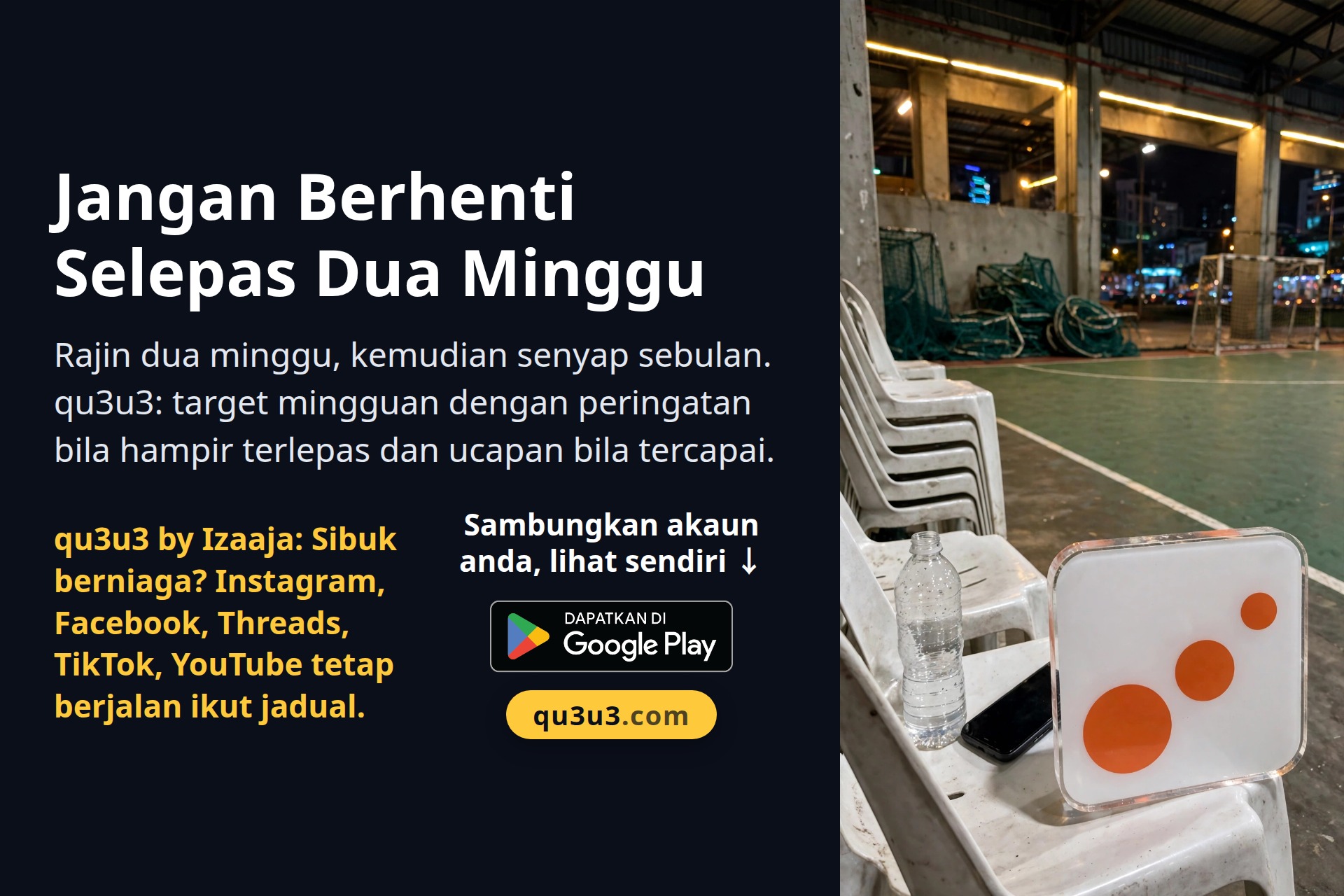 Jangan Berhenti Selepas Dua Minggu