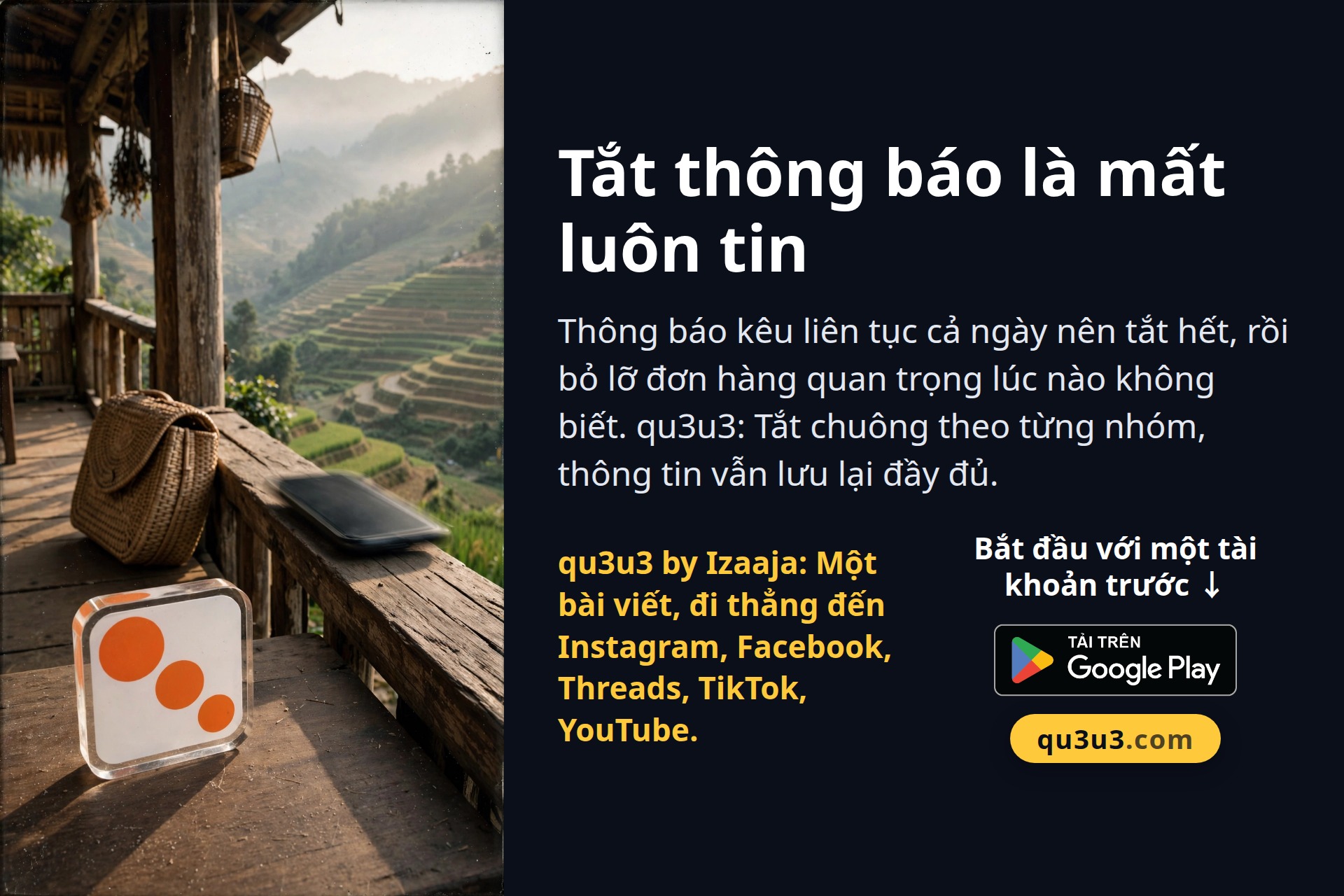 Tắt thông báo là mất luôn tin