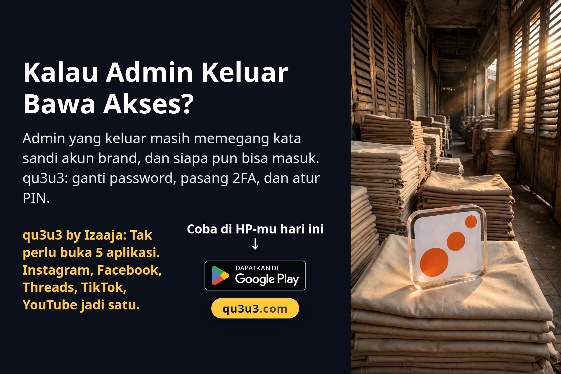 Kalau Admin Keluar Bawa Akses?
