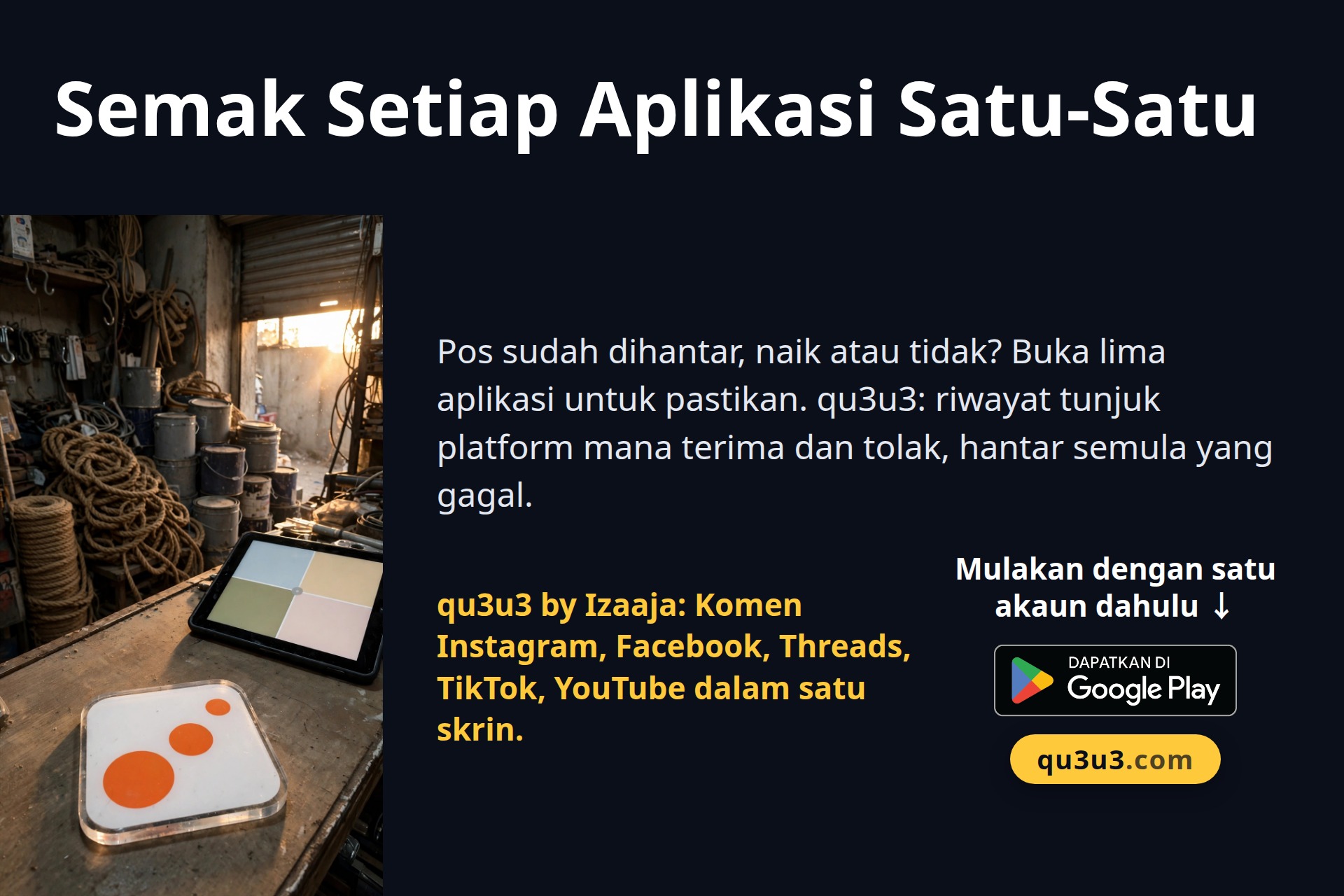Semak Setiap Aplikasi Satu-Satu