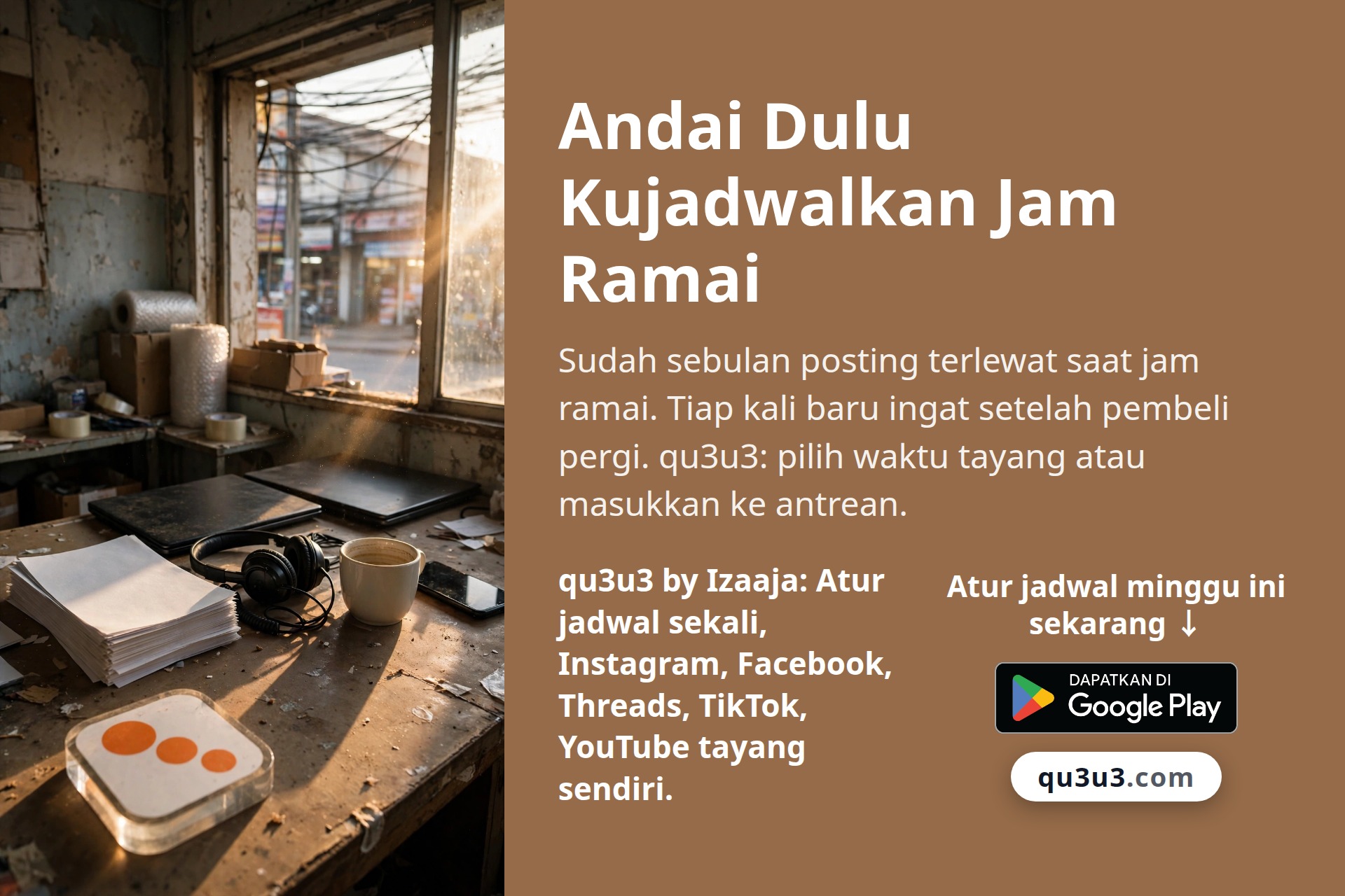 Jadwalkan Jam Ramai, Cek Rekap Tayang, dan Undang Tim Tanpa Tagihan Per Orang