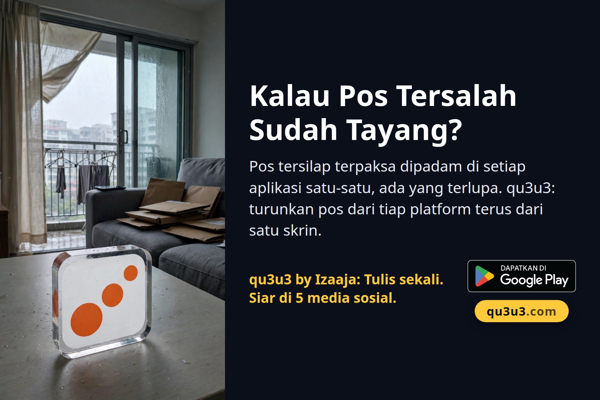Kalau Pos Tersalah Sudah Tayang?