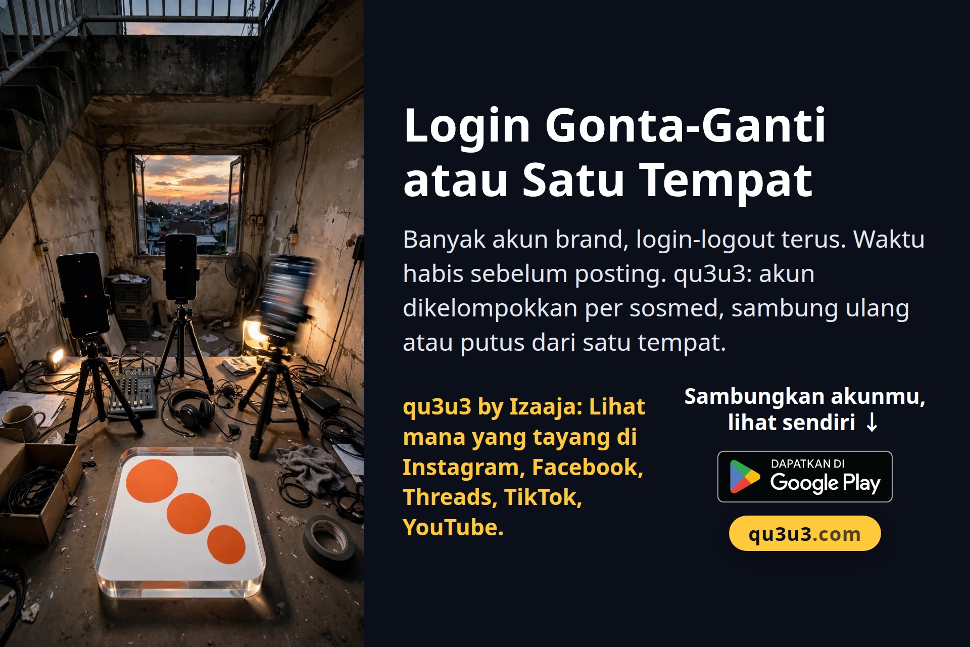 Login Gonta-Ganti atau Satu Tempat