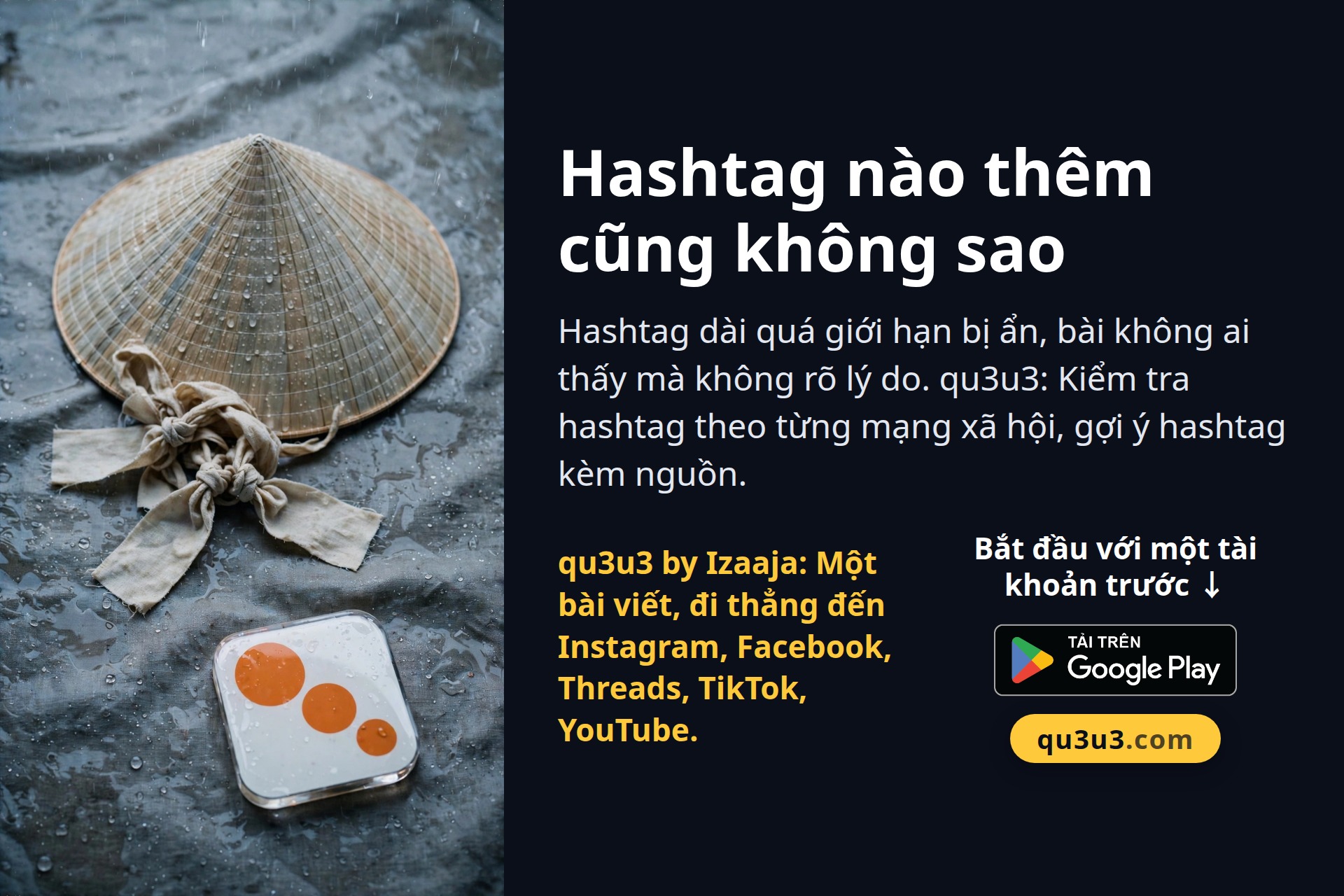 Hashtag nào thêm cũng không sao