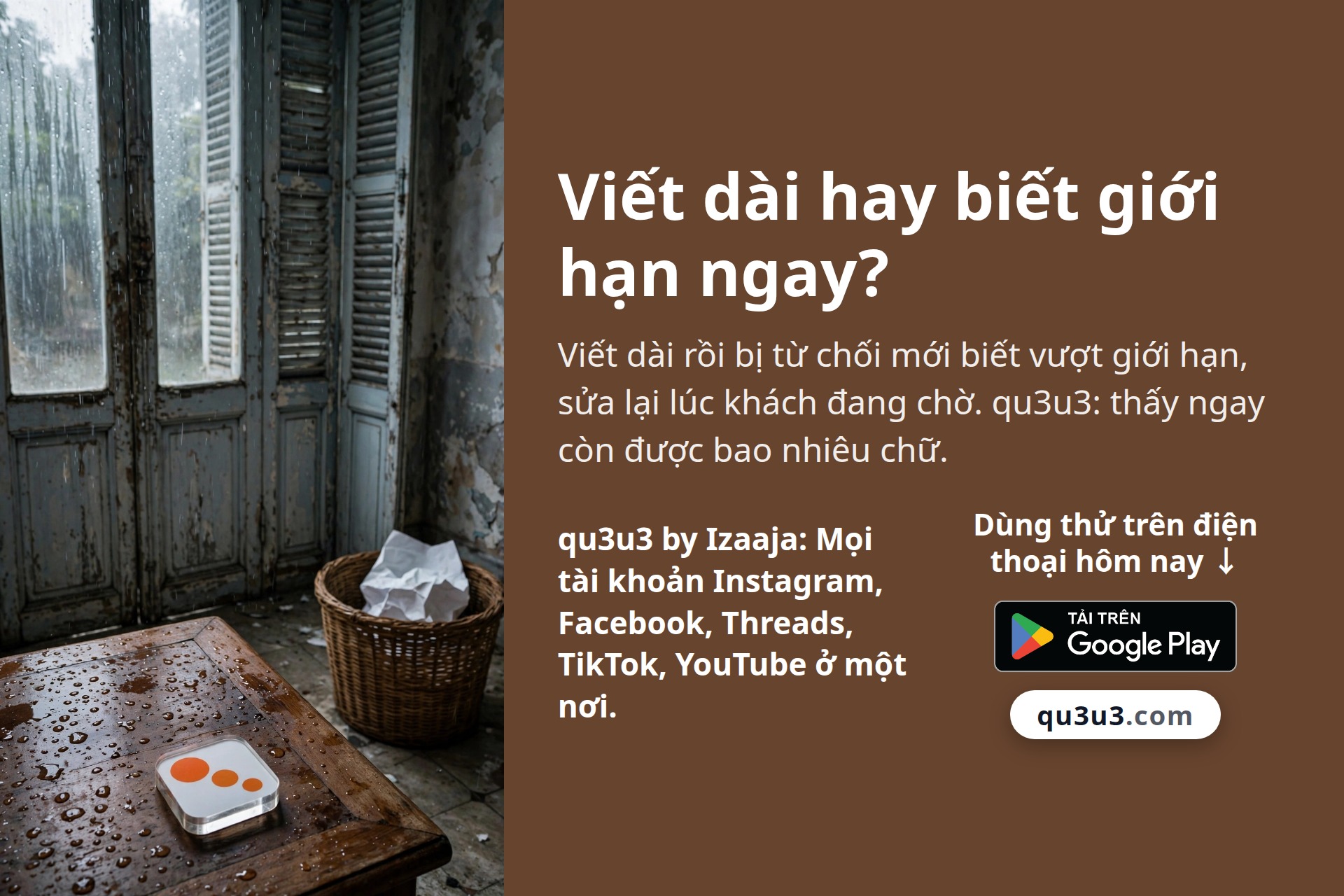 Viết dài hay biết giới hạn ngay?