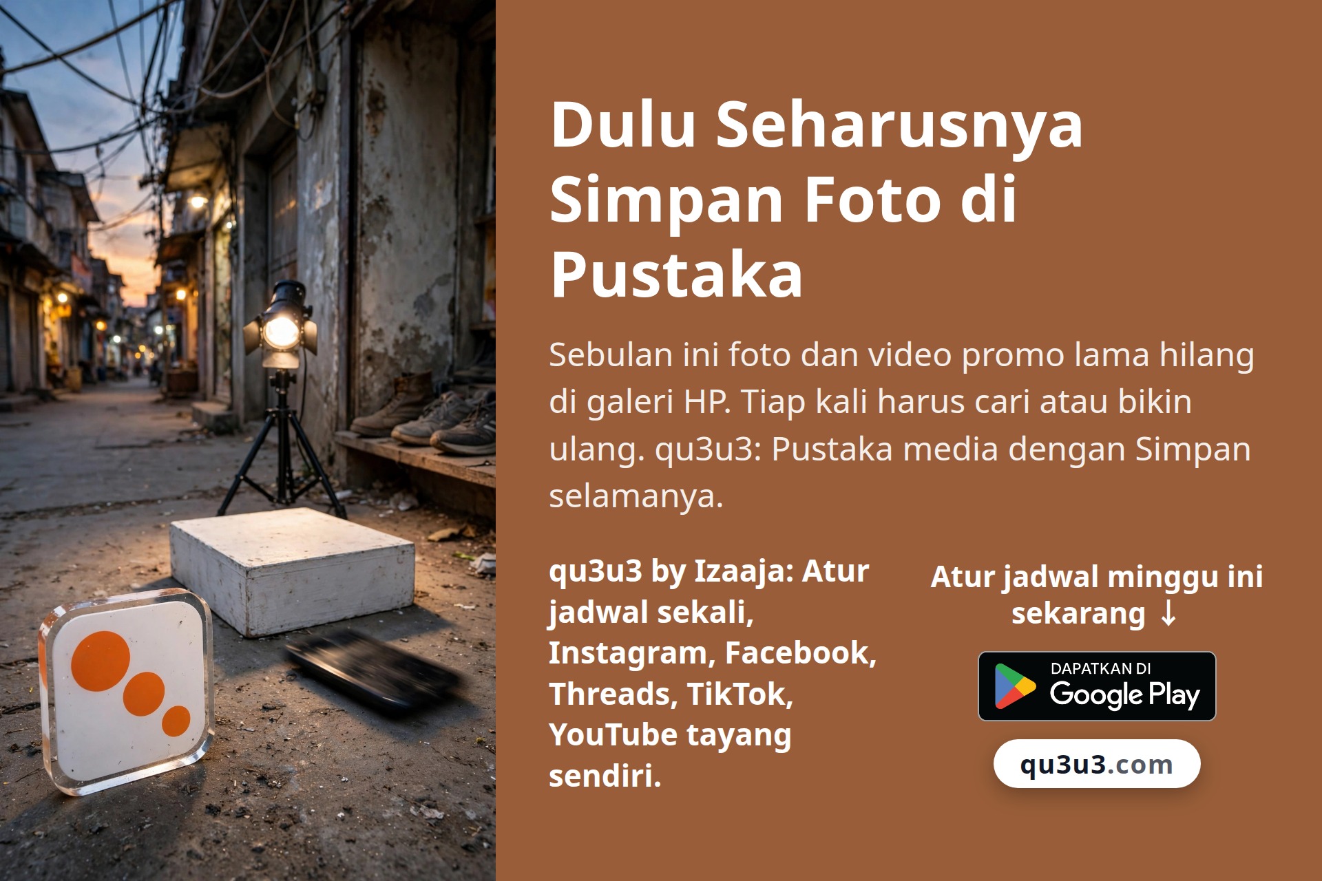 Dulu Seharusnya Simpan Foto di Pustaka