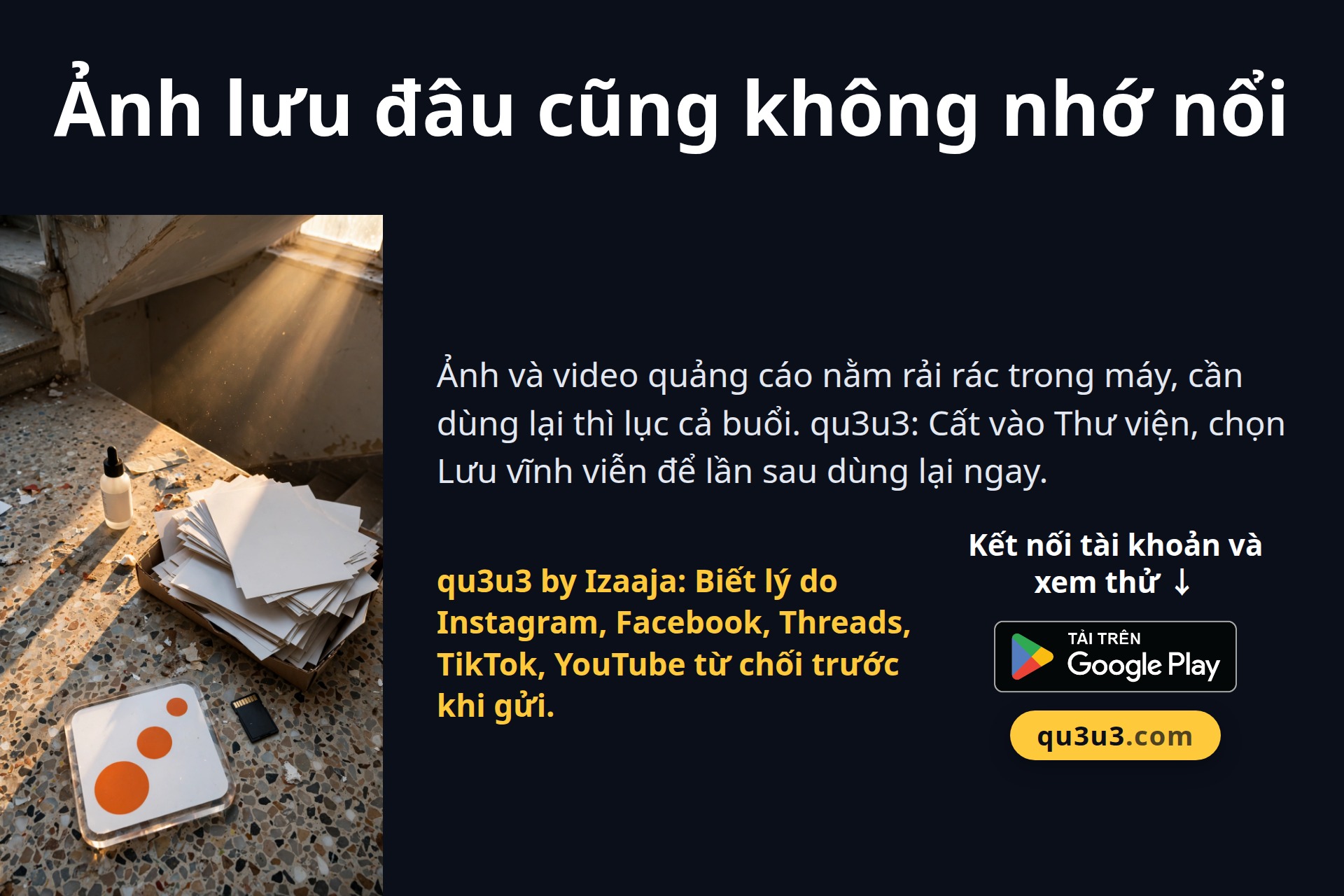 Ảnh lưu đâu cũng không nhớ nổi